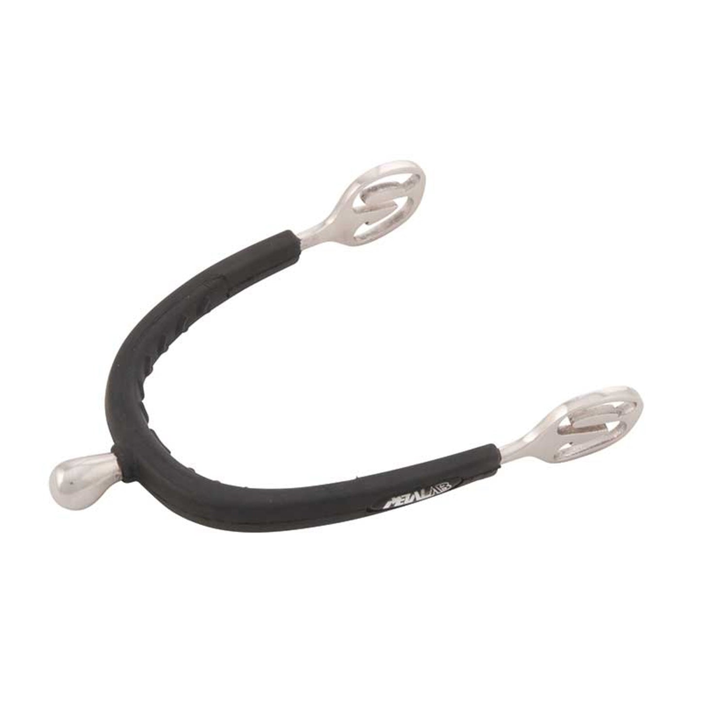 Metalab Round Head Rubber Covered Spurs - Large Cup