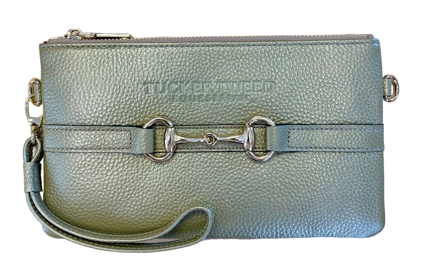 Tucker Tweed Equestrian Wellington Wristlet
