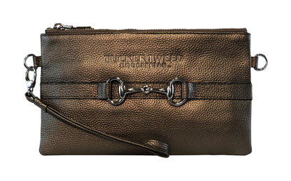Tucker Tweed Equestrian Wellington Wristlet