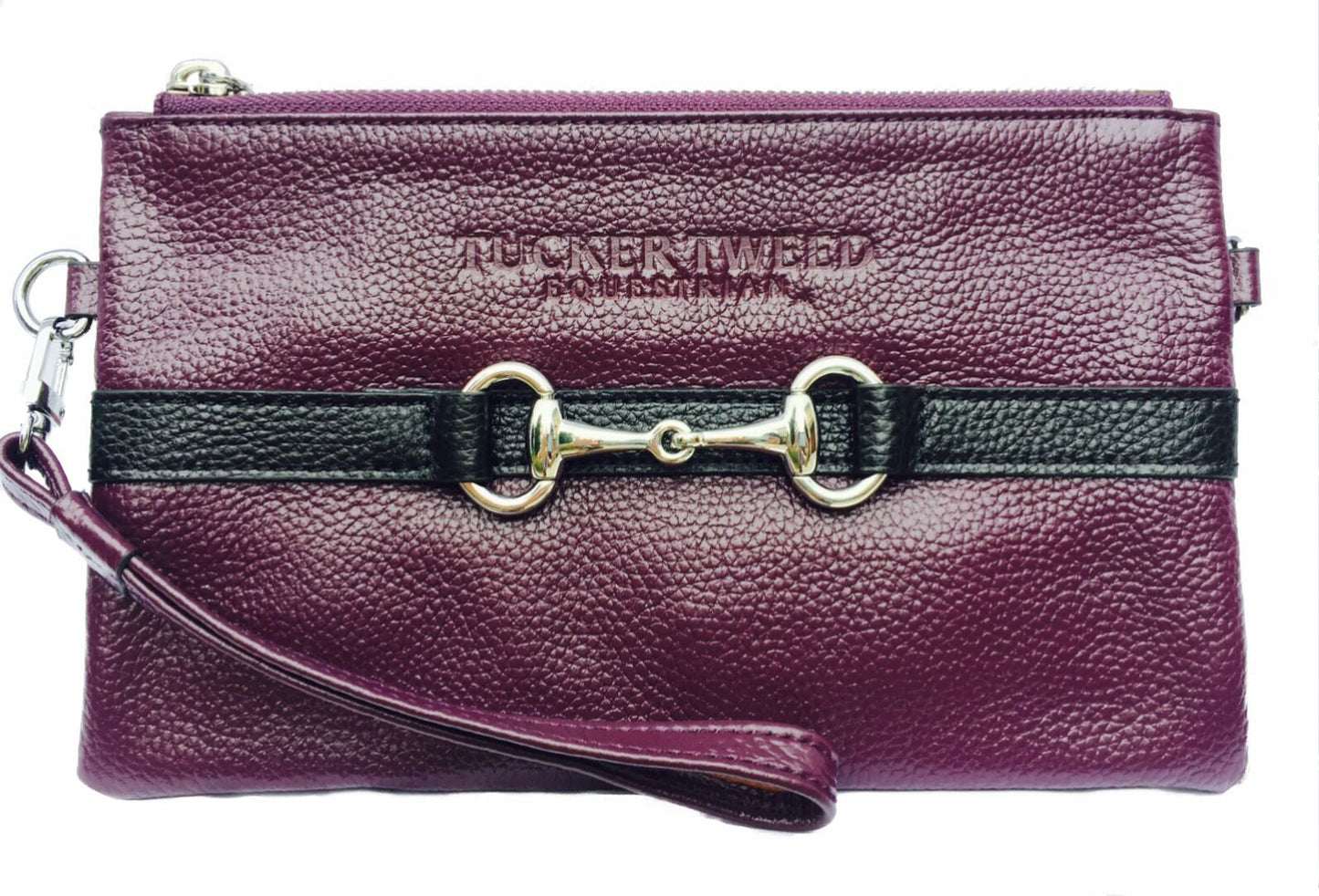 Tucker Tweed Equestrian Wellington Wristlet
