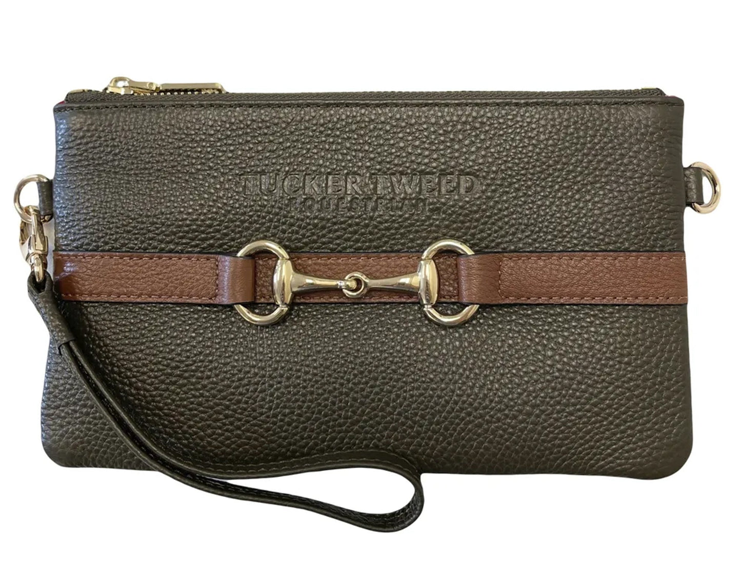 Tucker Tweed Equestrian Wellington Wristlet