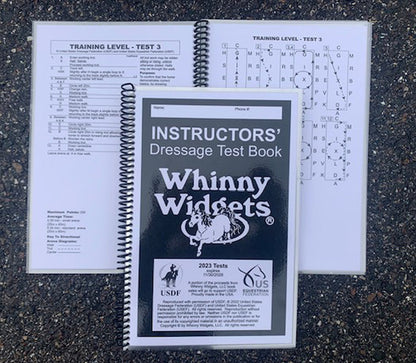Whinny Widgets Instructors’ Dressage Test Book (2023-2027)