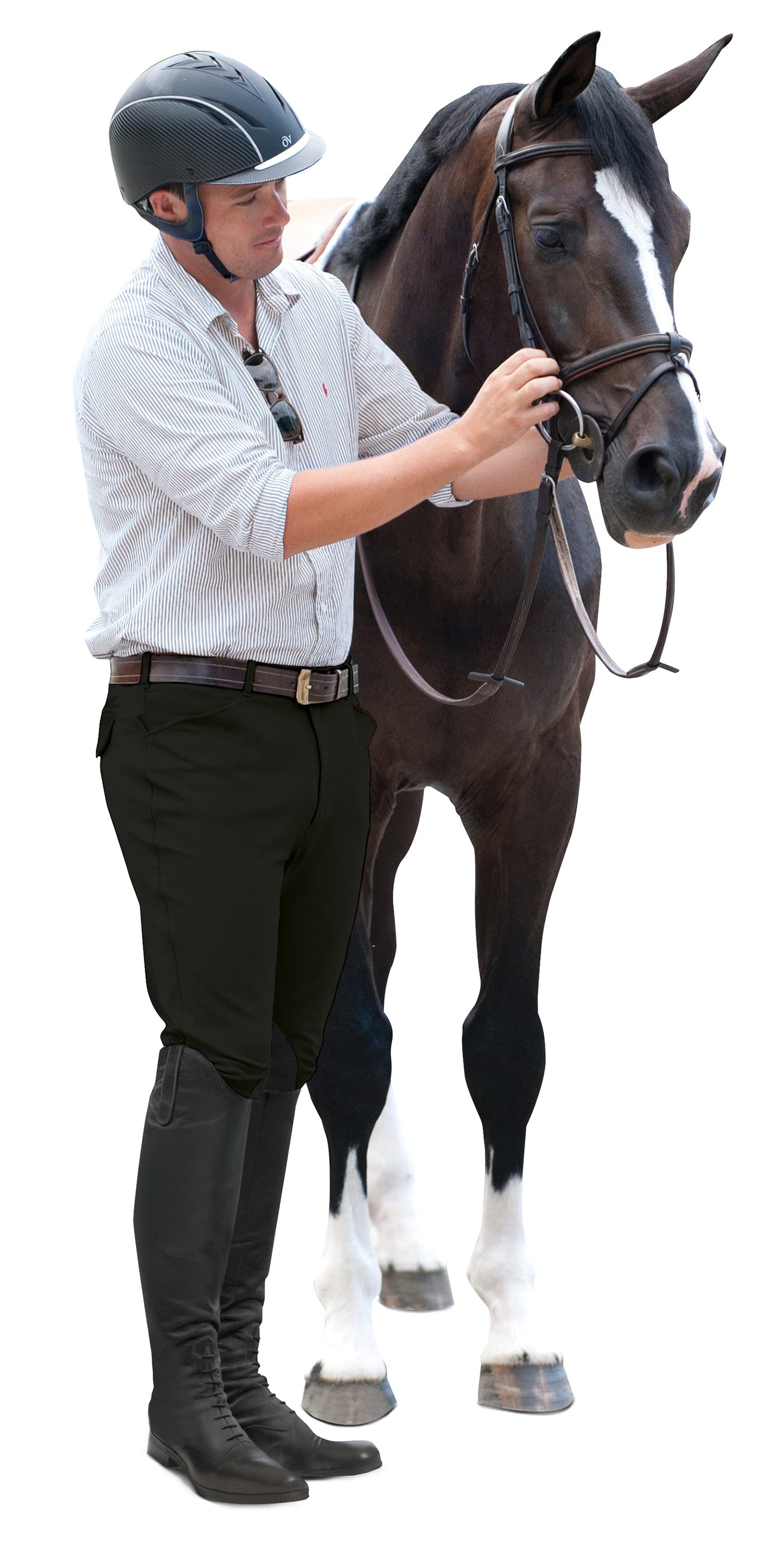 Ovation Men's EuroWEAVE Four-Pocket Riding Breeches