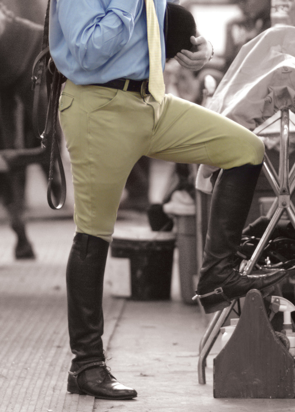 Ovation Men's EuroWEAVE Four-Pocket Riding Breeches