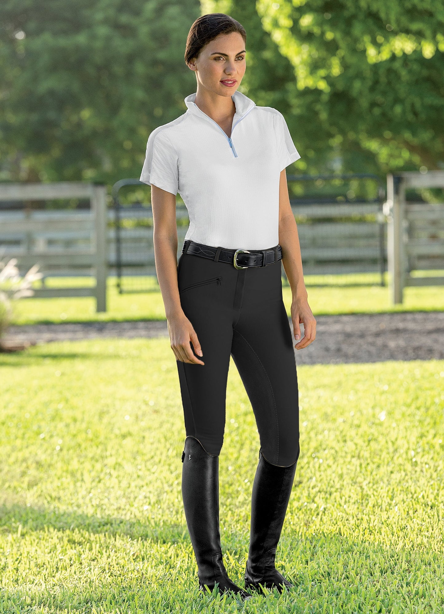TuffRider Ladies’ Ribb Full-Seat Breech – Regular length