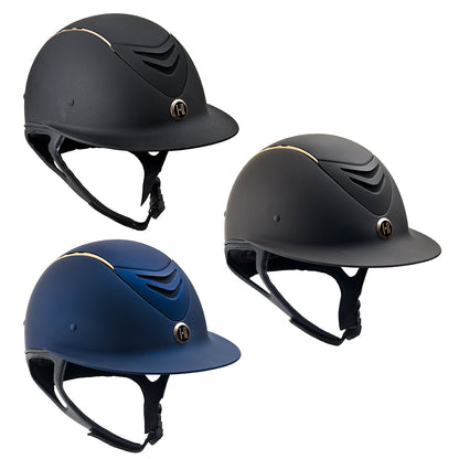 One K Defender Avance Rose Gold Wide Brim Helmet