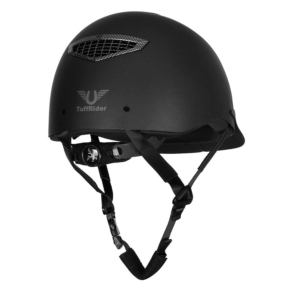 TuffRider Starter Helmet with Carbon Fiber Grill