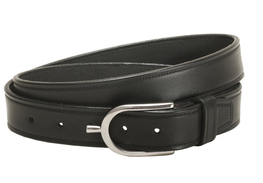 Tory Leather 1 1/4" Stainless Steel Spur Buckle Belt
