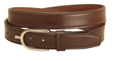 Tory Leather 1 1/4" Stainless Steel Spur Buckle Belt