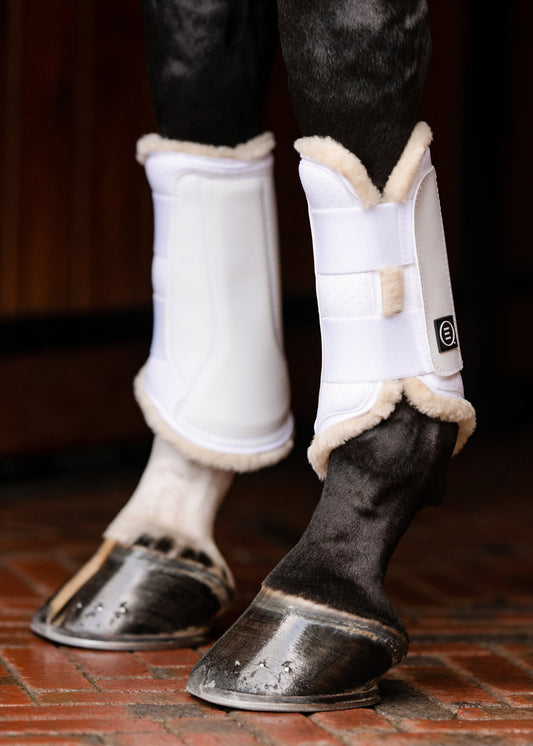 EquiFit Essential EveryDay Front Boots, Vegan SheepsWool