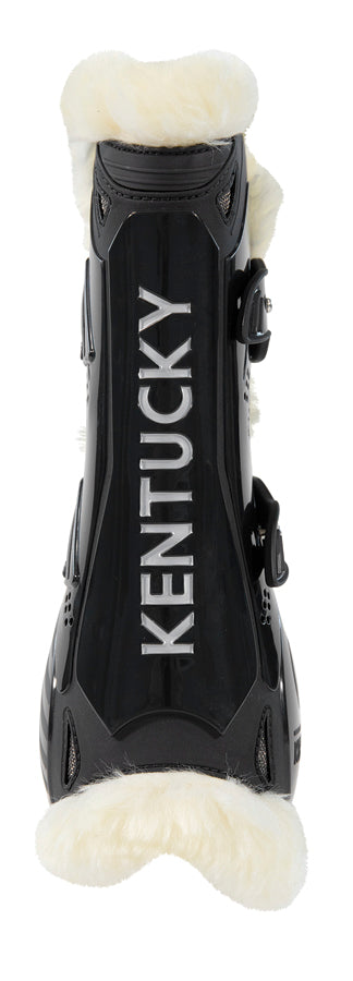 Kentucky Horsewear Vegan Sheepskin Elastic Tendon Boots with Bamboo