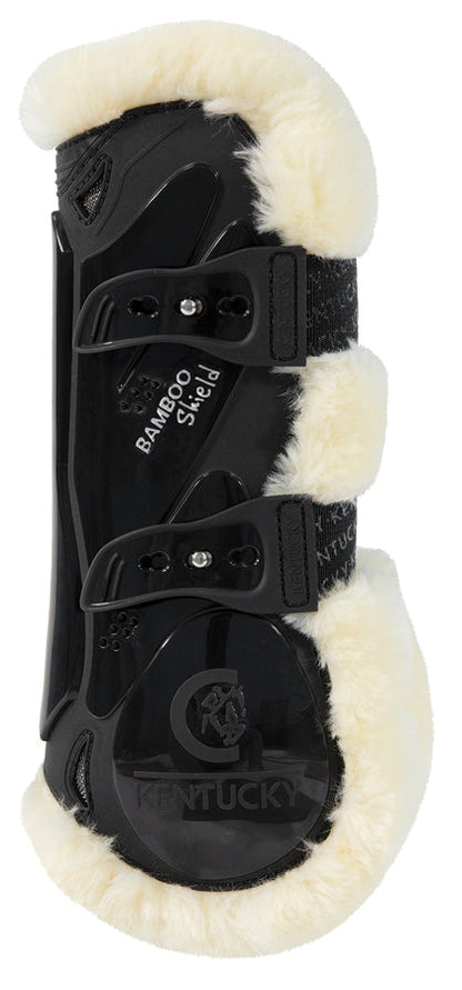Kentucky Horsewear Vegan Sheepskin Elastic Tendon Boots with Bamboo