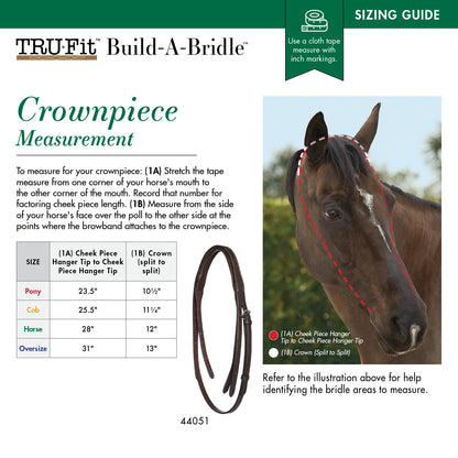 TRU-Fit Build-A-Bridle Crownpiece