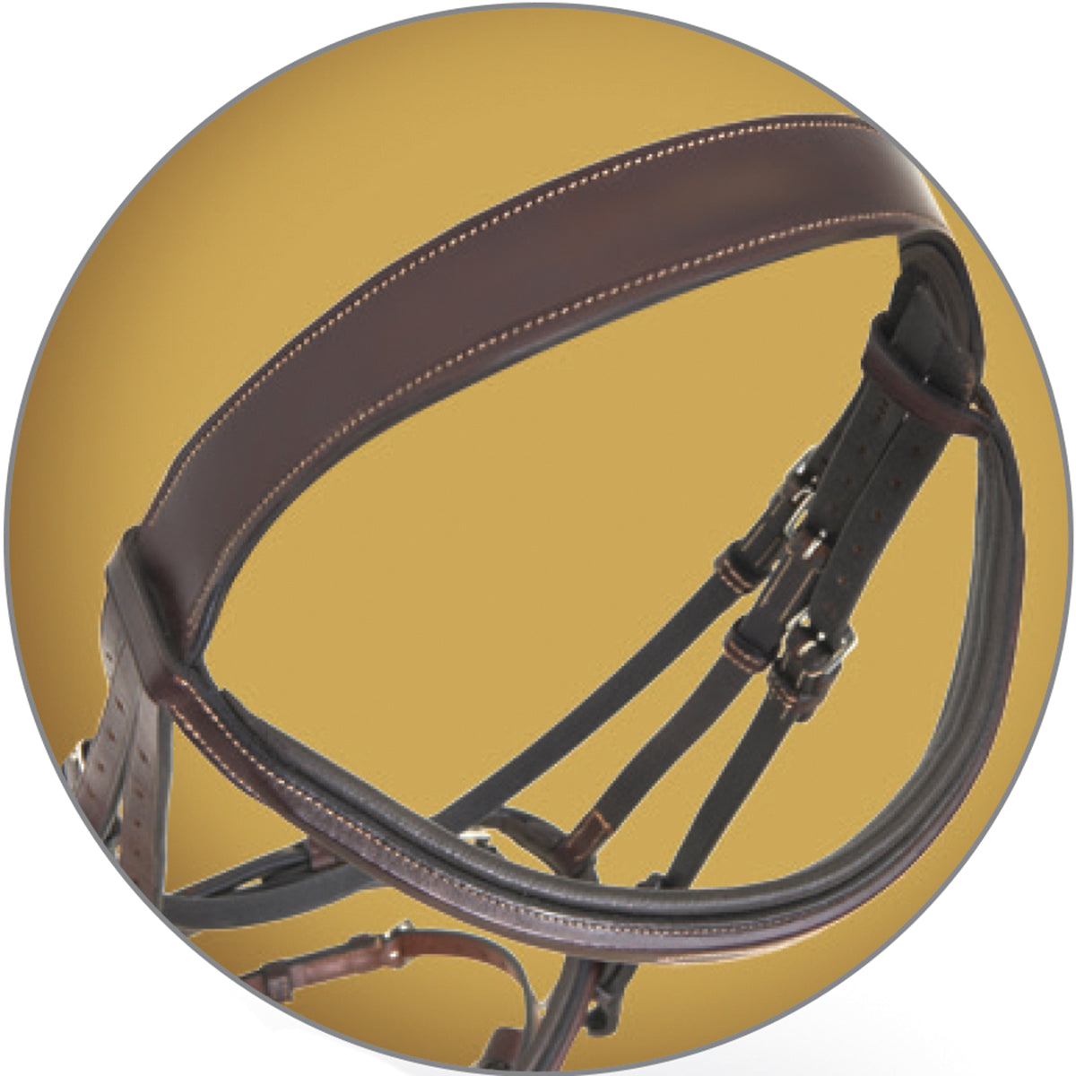 Pessoa Pro Fancy-Stitched Wide Nose Bridle