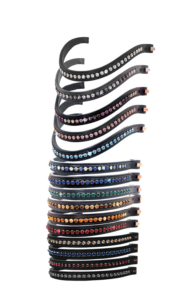 Beasties Brilliance Crystal Wave Browband