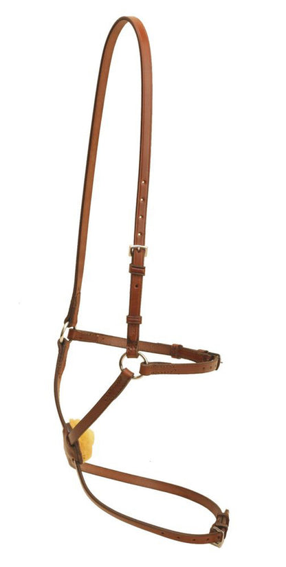 Tory Leather Company Figure-8 Noseband with Stainless Steel Rings