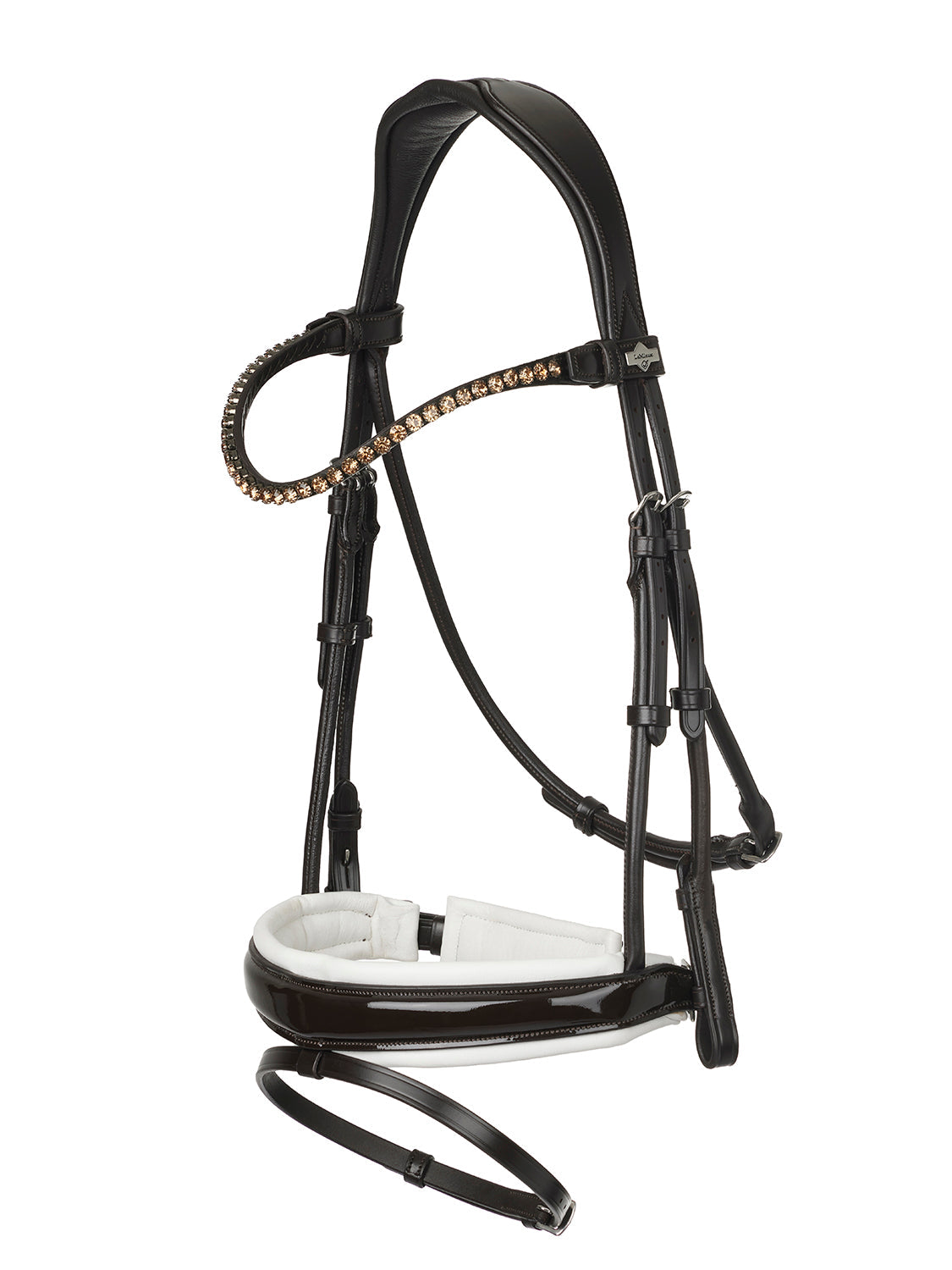 LeMieux Kudos Patent Leather Dressage Bridle