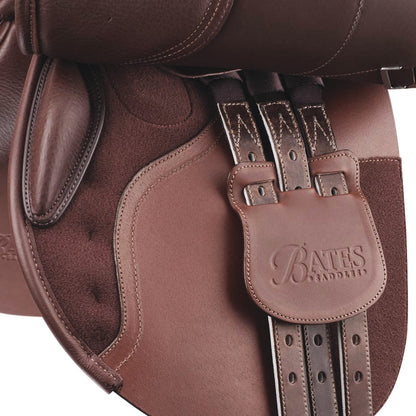 Bates Caprilli Close Contact+ Saddle with Extended Flap and Luxe Leather