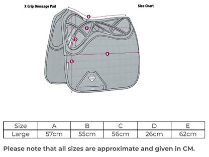 LeMieux X-Grip Single-Sided Dressage Pad