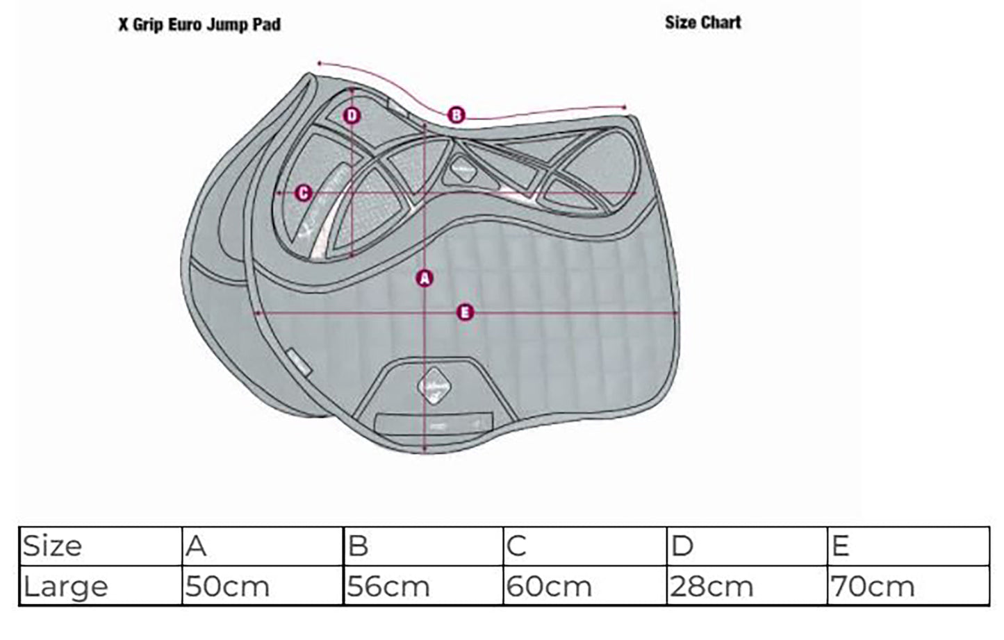 LeMieux X-Grip Double-Sided Euro Jump Square