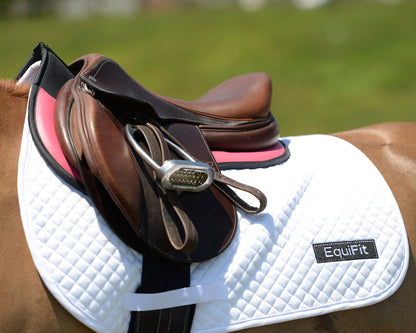 EquiFit Pony ImpacTeq Contour Half Pad with Colored Trim
