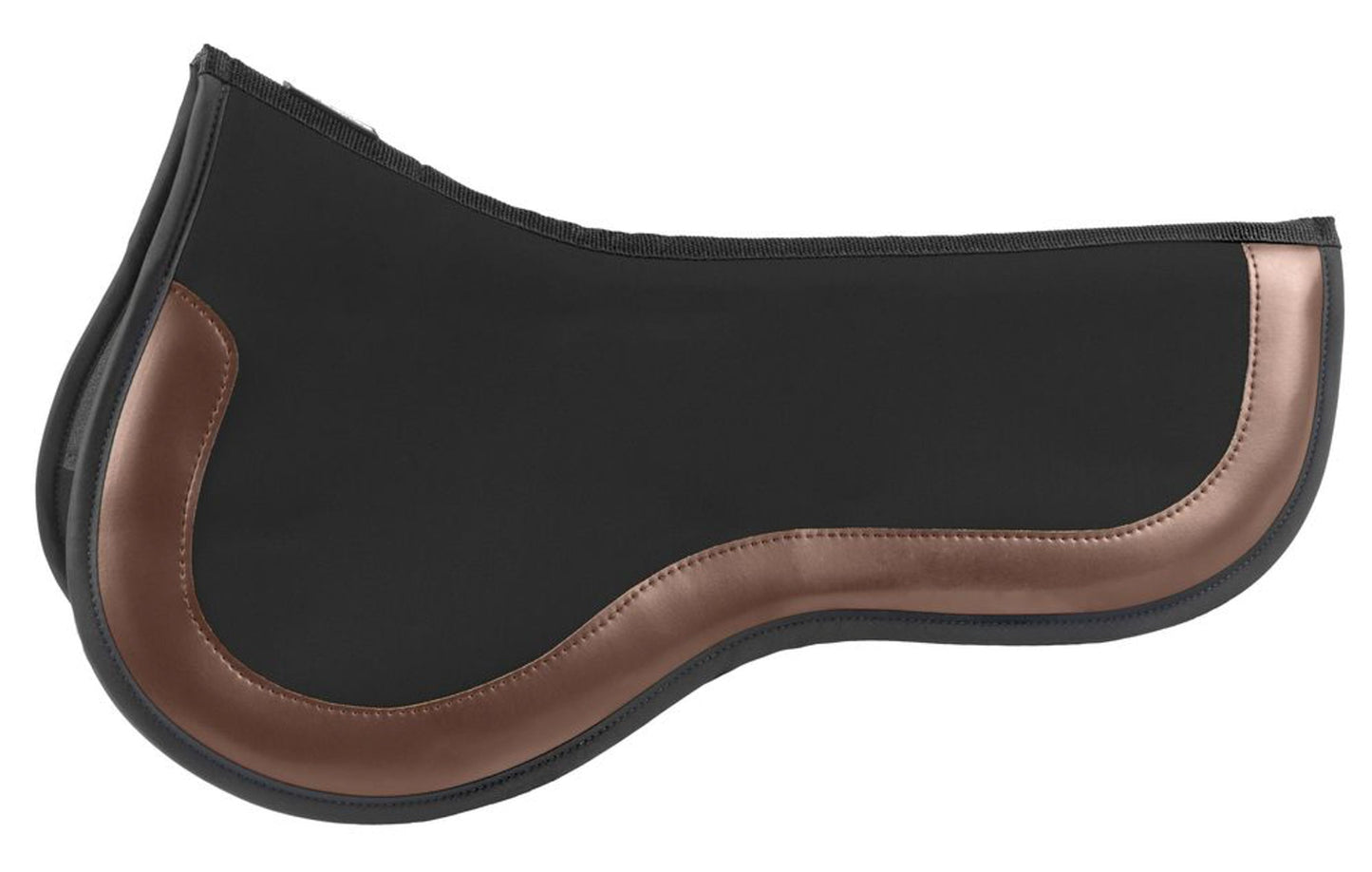 EquiFit Pony ImpacTeq Contour Half Pad with Colored Trim