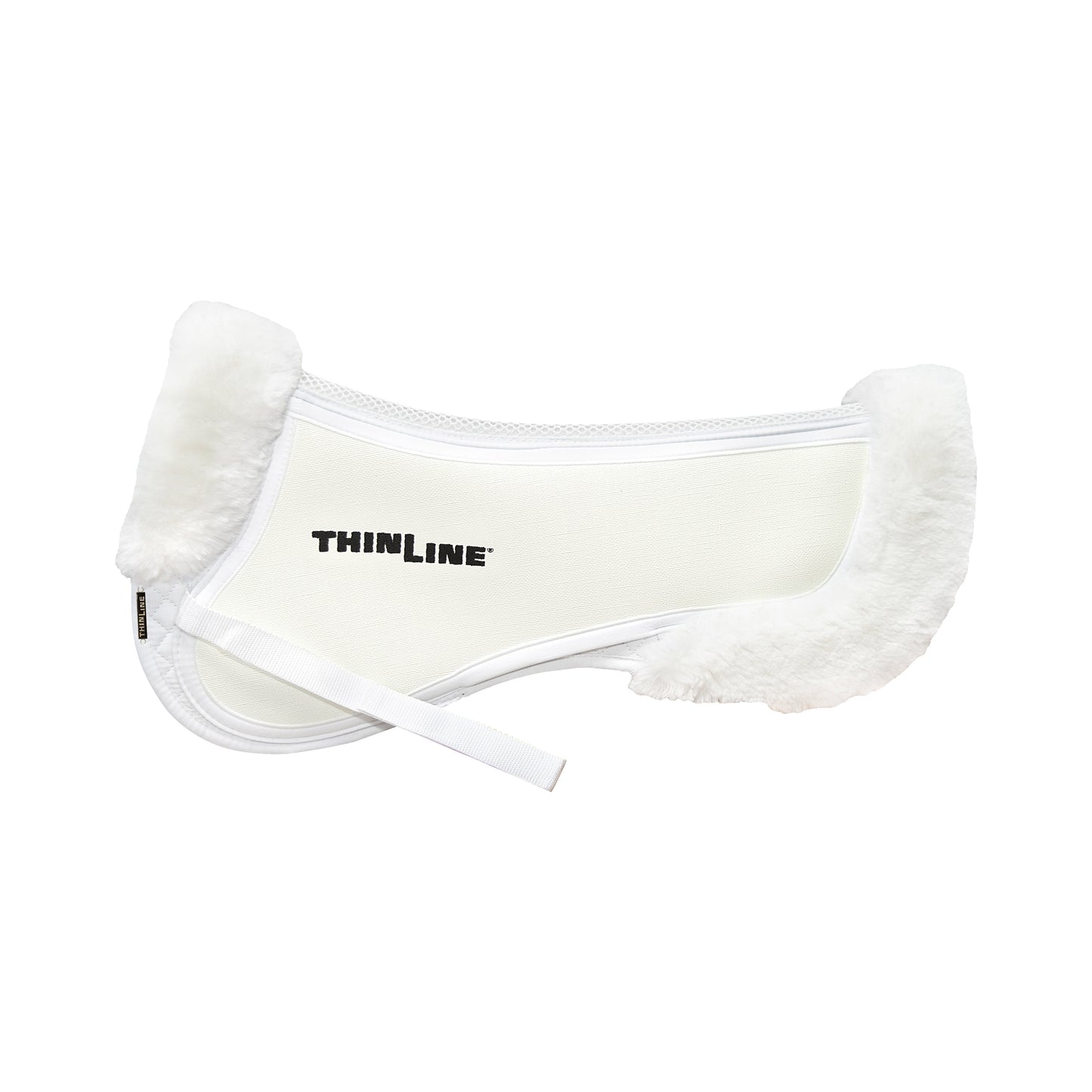 ThinLine Trifecta Cotton Half Pad with Sheepskin Rolls