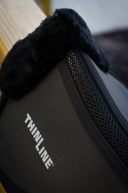 ThinLine Trifecta Cotton Half Pad with Sheepskin Rolls