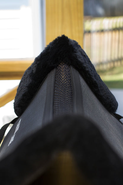 ThinLine Trifecta Cotton Half Pad with Sheepskin Rolls