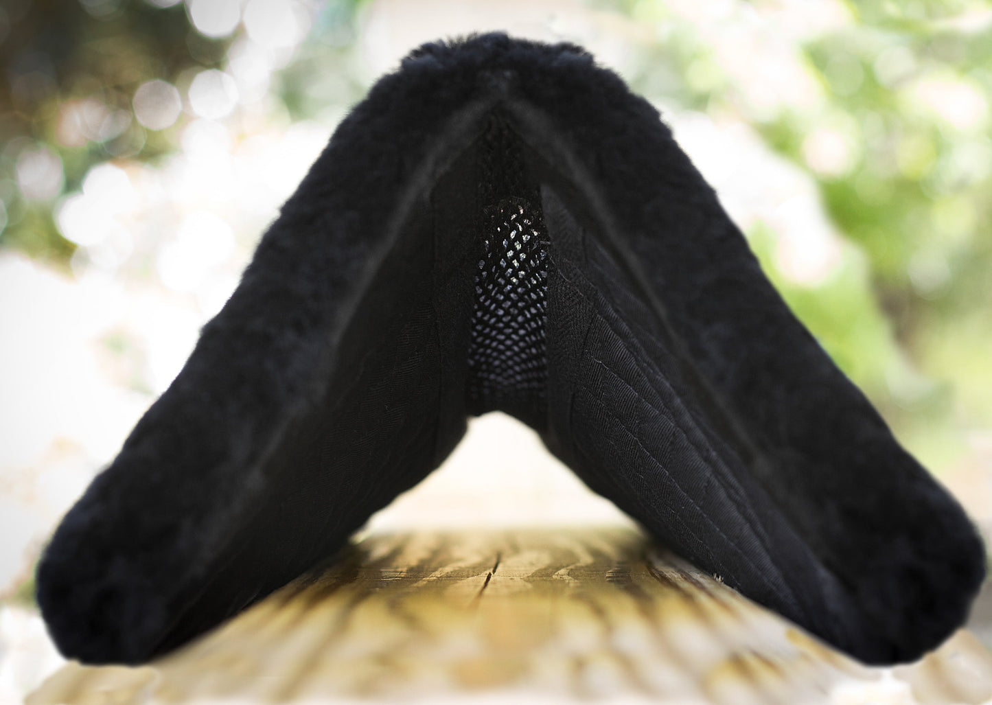 ThinLine Trifecta Cotton Half Pad with Sheepskin Rolls