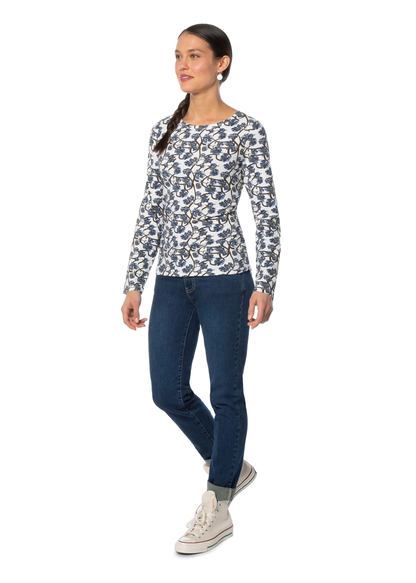 EQL by Kerrits Ladies’ Organic Cotton Long Sleeve Print Top