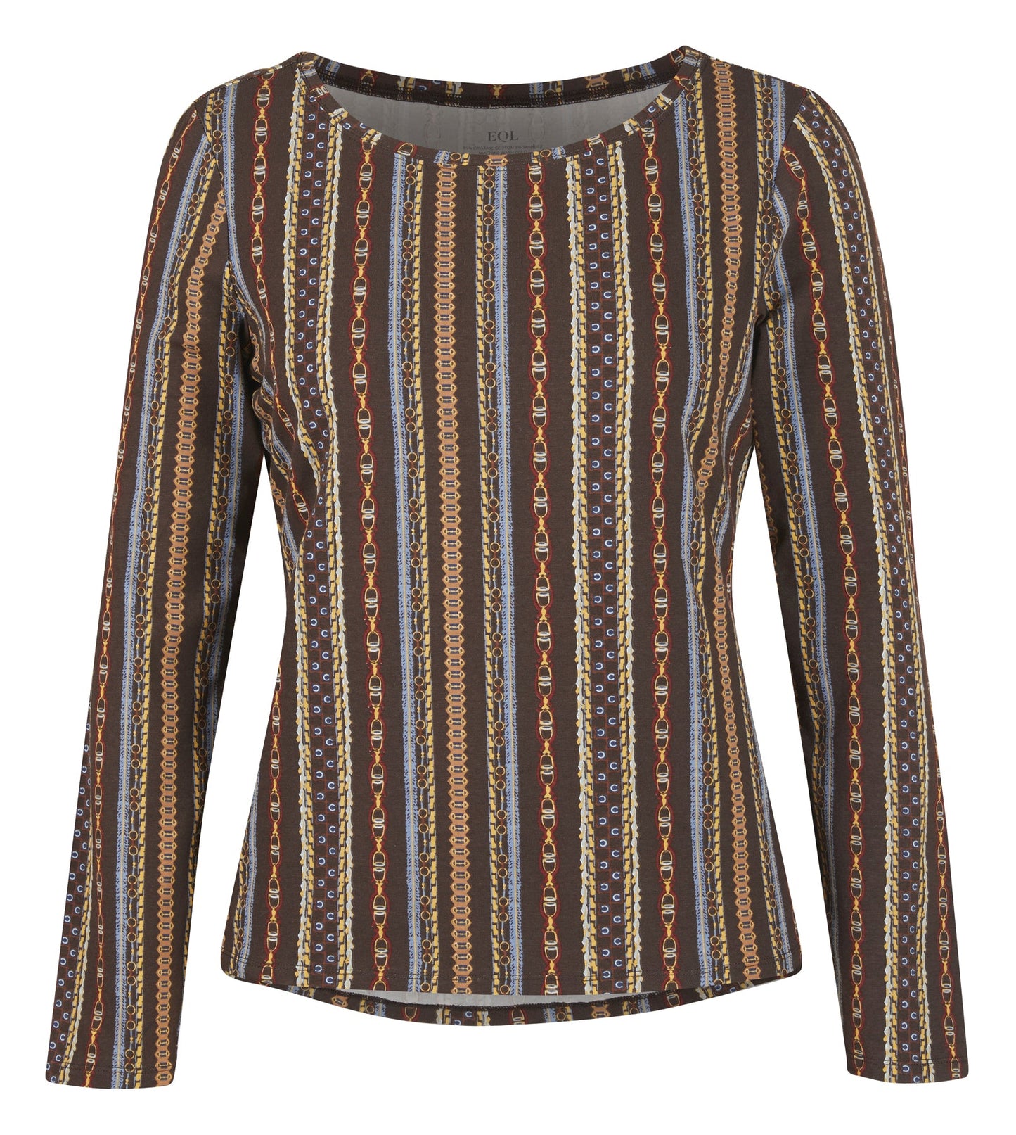 EQL by Kerrits Ladies’ Organic Cotton Long Sleeve Print Top