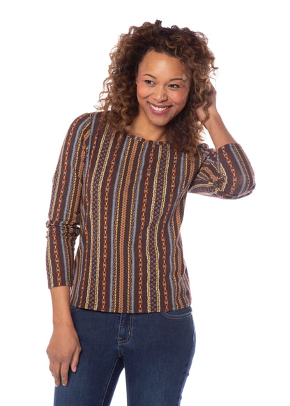 EQL by Kerrits Ladies’ Organic Cotton Long Sleeve Print Top