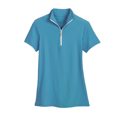 THE TAILORED SPORTSMAN Ladies’ IceFil Quarter-Zip Short Sleeve Sun Shirt