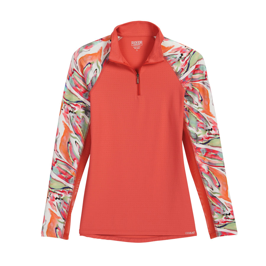 CoolBlast 100 Ladies’ LaBelle Print Long Sleeve Shirt
