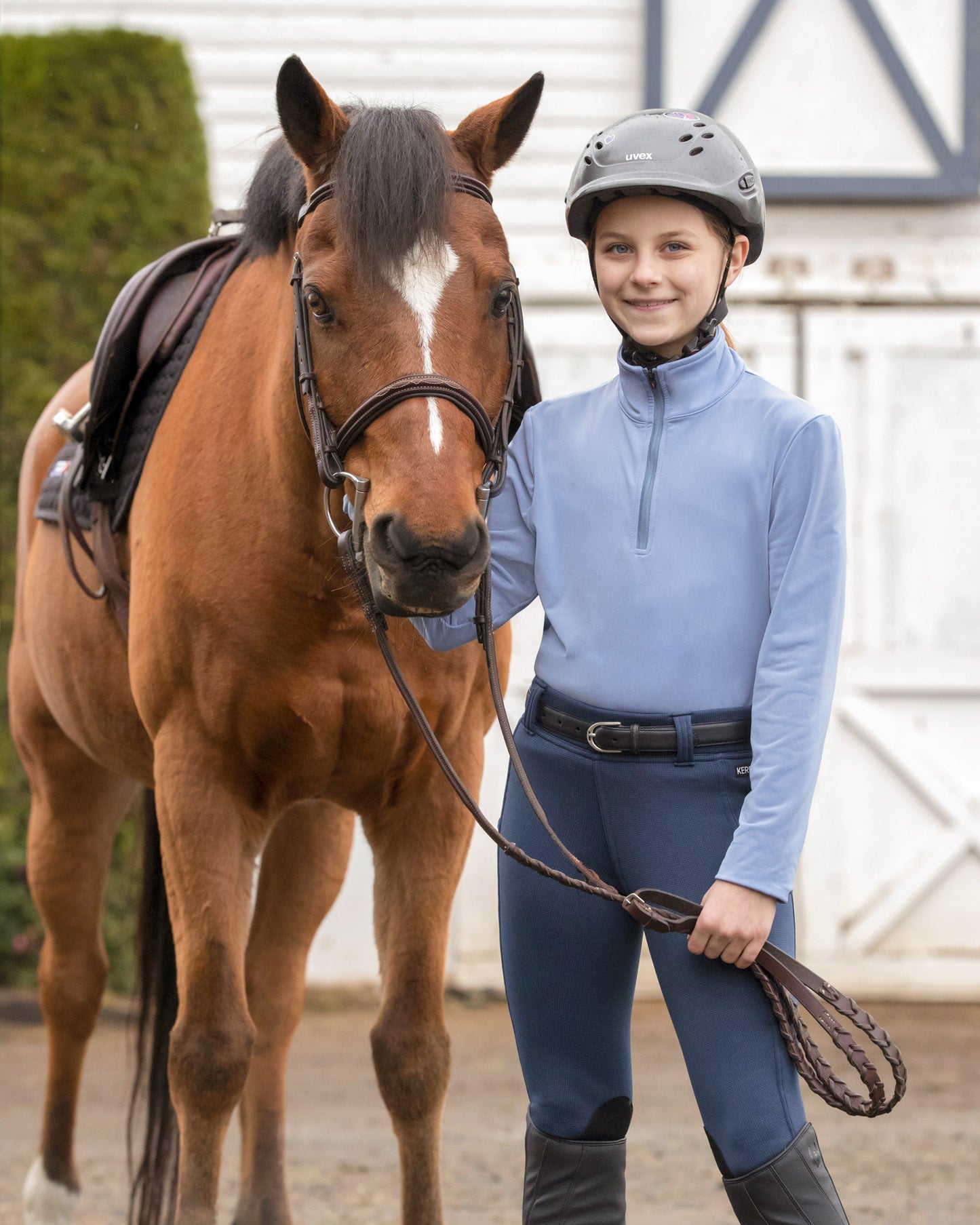 Kerrits Kids’ Up Tempo Fleece Tech Top