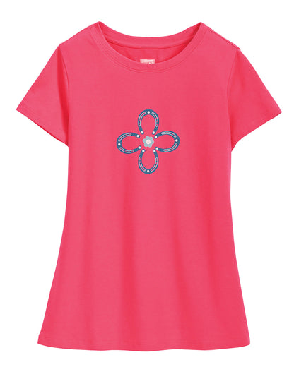 Riding Sport Girls’ Horseshoe Daisy Tee