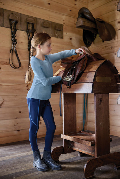Riding Sport Kids’ Three-Season Knee-Patch Tech Tight