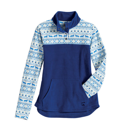 Riding Sport Ladies’ Freemont Print Fleece