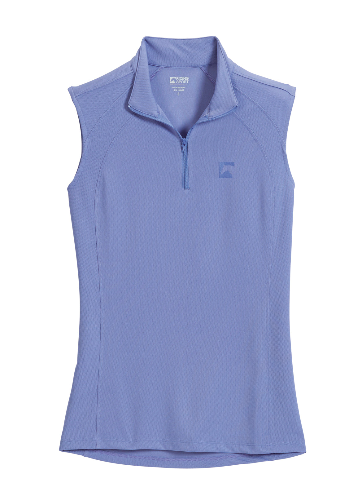 Riding Sport Ladies’ Airflow Quarter-Zip Solid Sleeveless Shirt