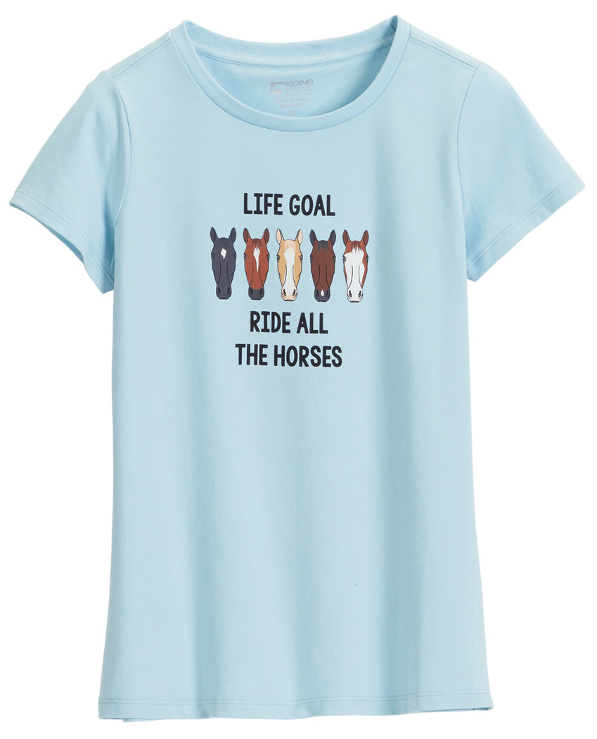 Riding Sport Kids’ Marietta Short Sleeve Graphic Tee
