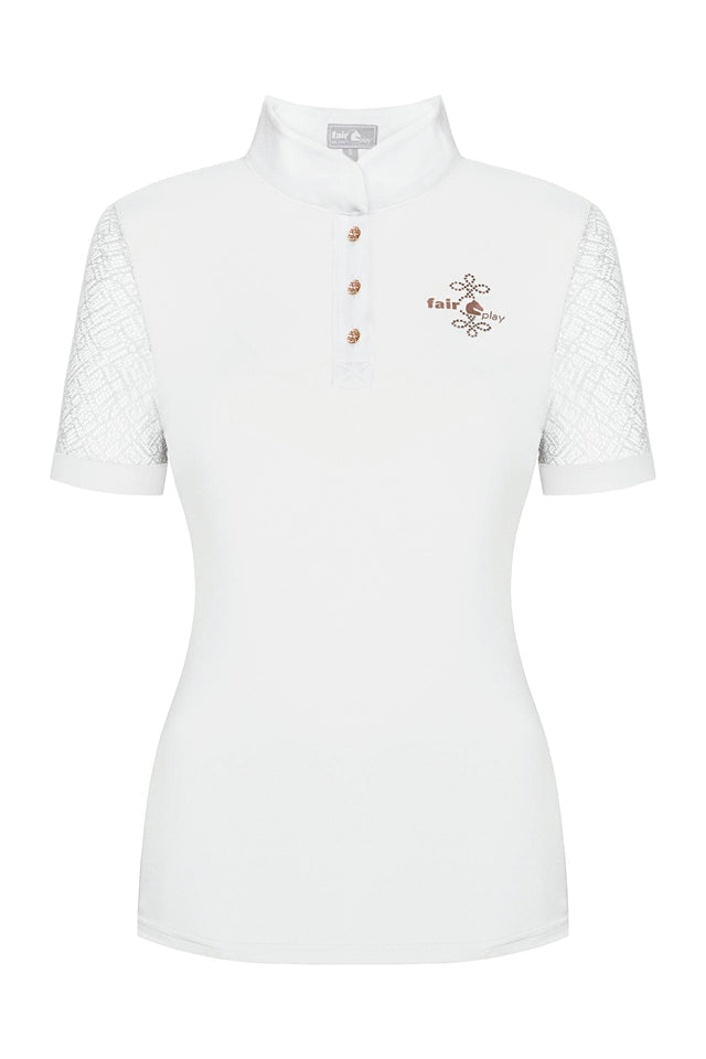 Fair Play Ladies’ Cecile RoseGold Short Sleeve Show Shirt
