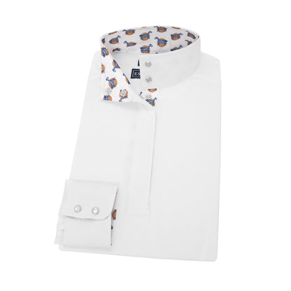 Essex Classics Ladies’ Talent Yarn Straight Collar Long Sleeve Show Shirt