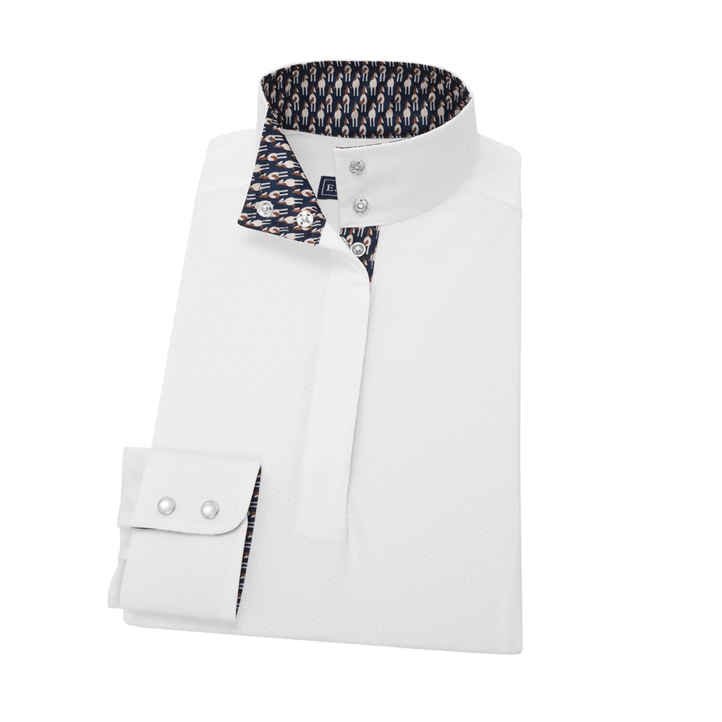 Essex Classics Ladies’ Talent Yarn Straight Collar Long Sleeve Show Shirt