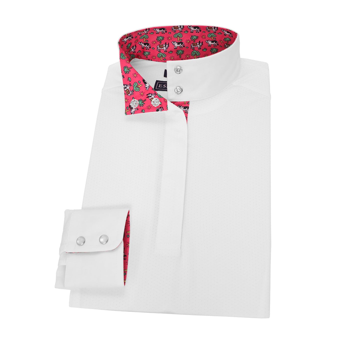 Essex Classics Ladies’ Talent Yarn Straight Collar Long Sleeve Show Shirt