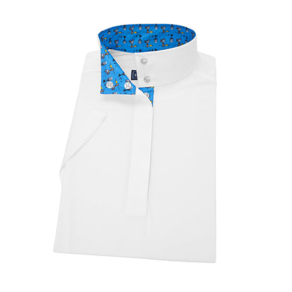 Essex Classics Ladies’ Talent Yarn Straight Collar Short Sleeve Show Shirt