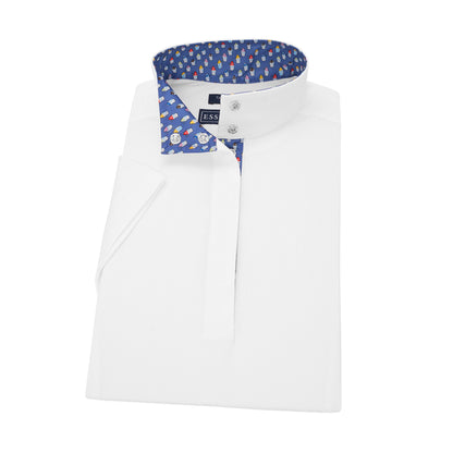 Essex Classics Ladies’ Talent Yarn Straight Collar Short Sleeve Show Shirt