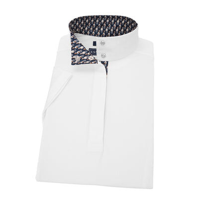 Essex Classics Ladies’ Talent Yarn Straight Collar Short Sleeve Show Shirt