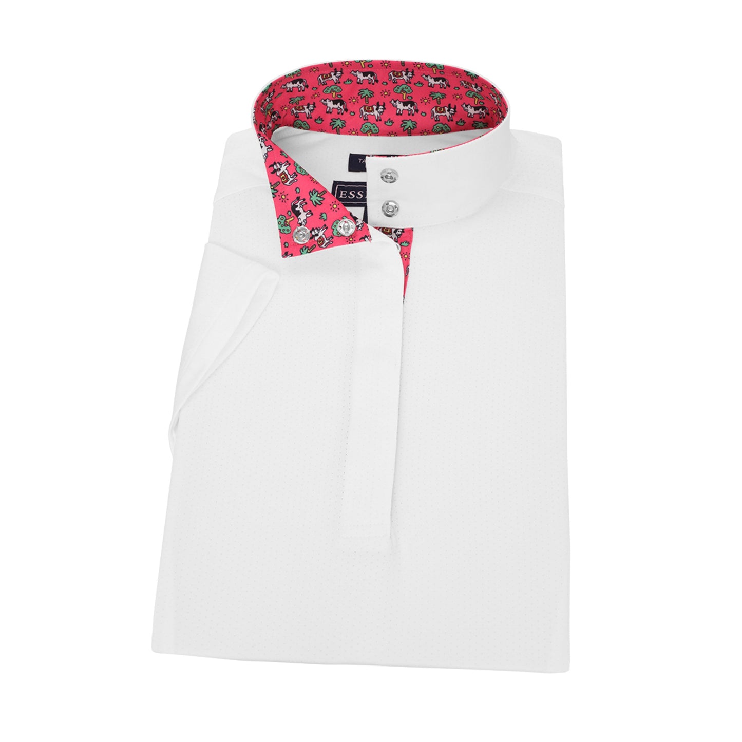 Essex Classics Ladies’ Talent Yarn Straight Collar Short Sleeve Show Shirt