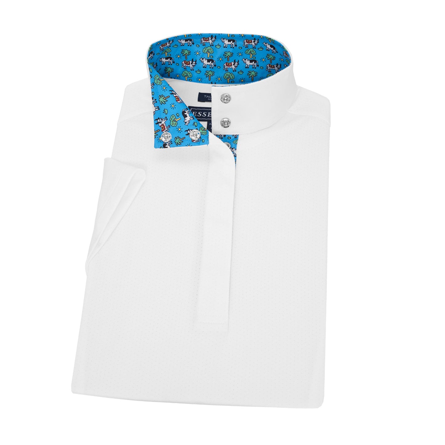 Essex Classics Ladies’ Talent Yarn Straight Collar Short Sleeve Show Shirt